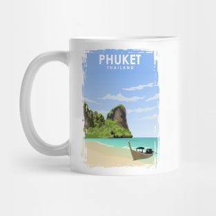 Phuket Thailand Travel Poster Mug